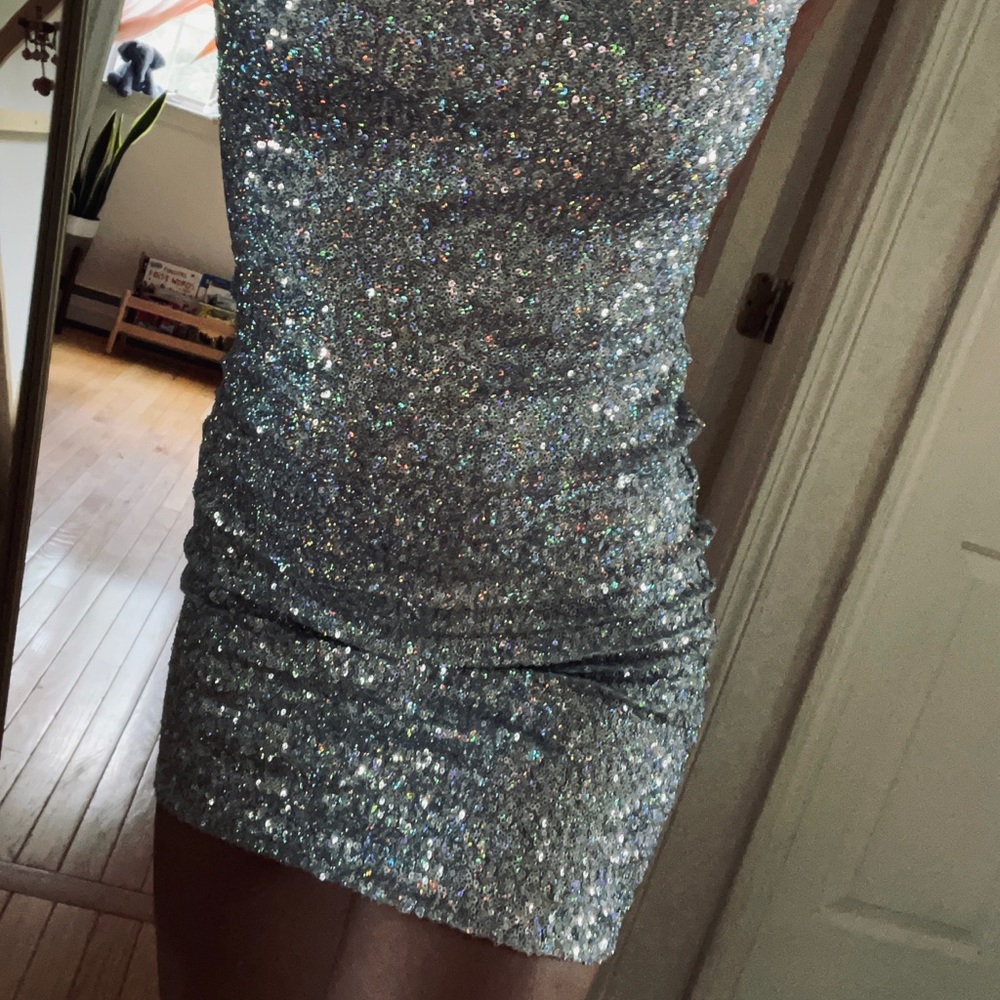 Topshop sequin dress.